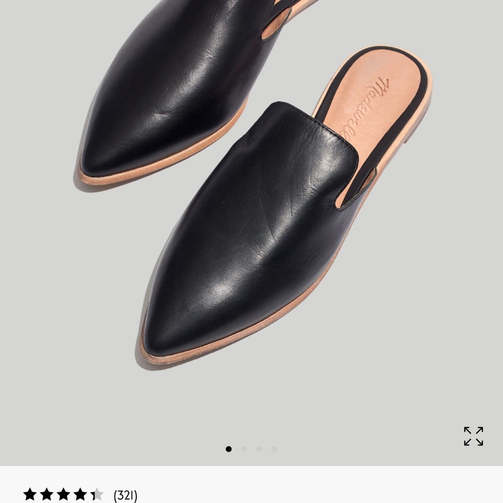Black Women's Gemma Slip-On Mules in leather